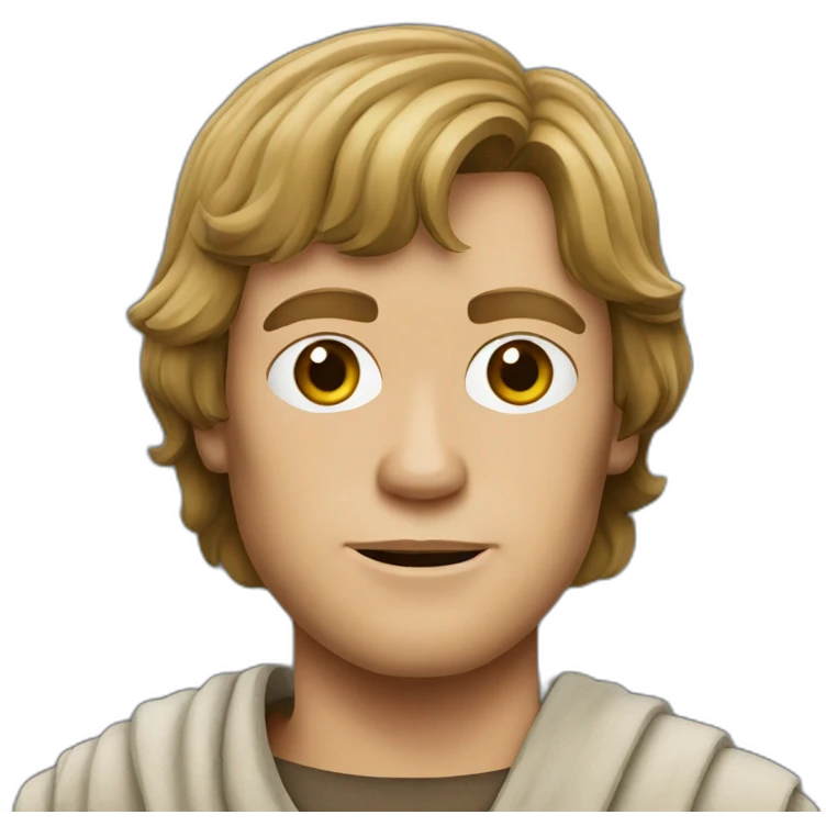 Realistic Luke Skywalker emoji