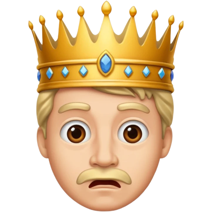 King surprised emoji