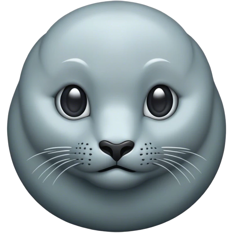 Cinematic Noble Seal Portrait Emoji, Poised and streamlined, with a sleek, smooth body of glossy, muted hues and expressive, dark eyes complemented by a rounded, agile head, Simplified yet sharp and sophisticated features, highly detailed, glowing with a soft, maritime luminescence, high shine, intelligent and graceful, stylized with an air of coastal authority, focused and alert, soft glowing outline, capturing the essence of a watchful marine guardian that appears ready to glide out of the screen with effortless authority! emoji