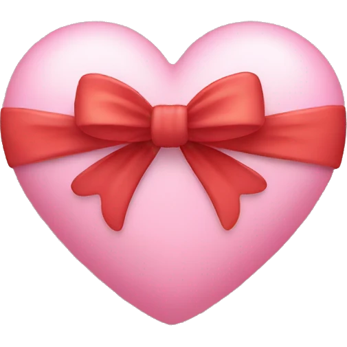 heart with a bow emoji