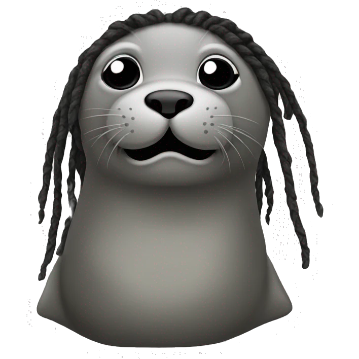 Seal with dreads emoji