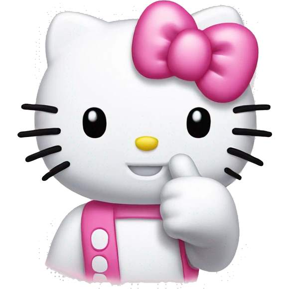 Hello kitty Thumbs up emoji