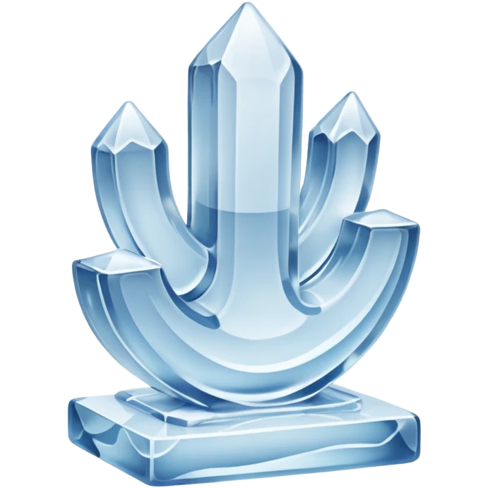 full  ice sculpture emoji