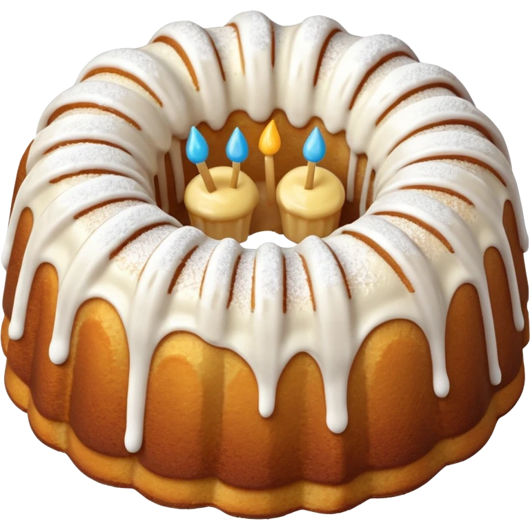 vanilla bundt cake emoji