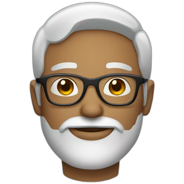Man With beard and glasses emoji
