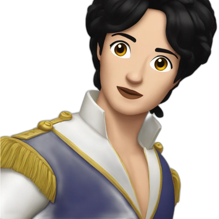 There is nothi Gwen can do Napoleon meme with black hair emoji