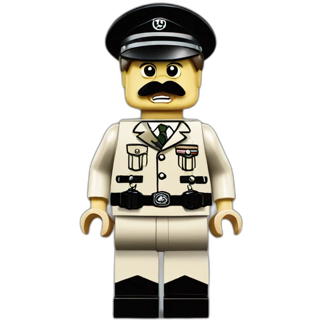 Adolf Hitler LEGO minifigure nice emoji