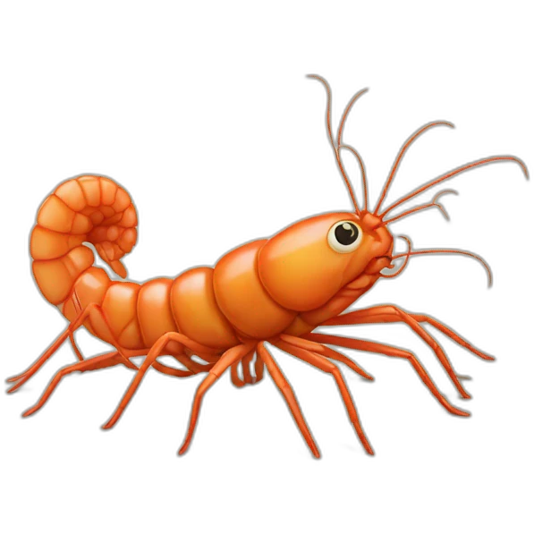 crevettes qui vole emoji