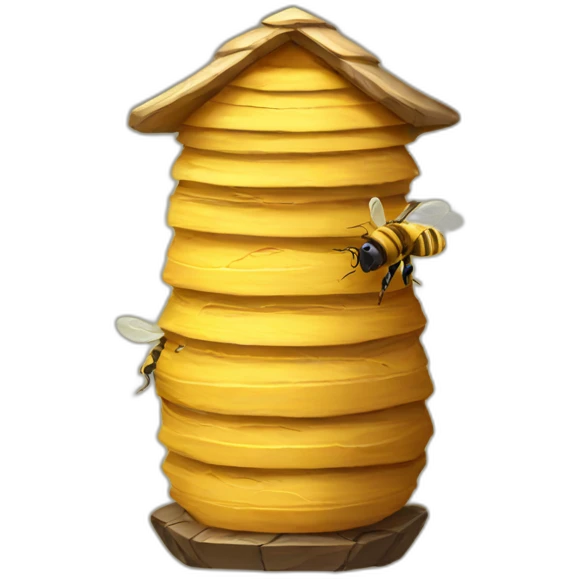 bee hive emoji