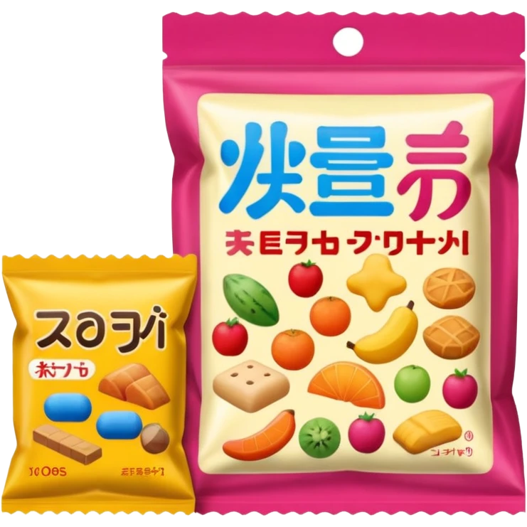japan packaged snacks  emoji
