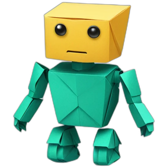 origami robot emoji