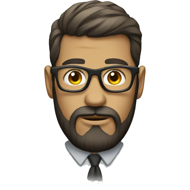 hipster office worker emoji