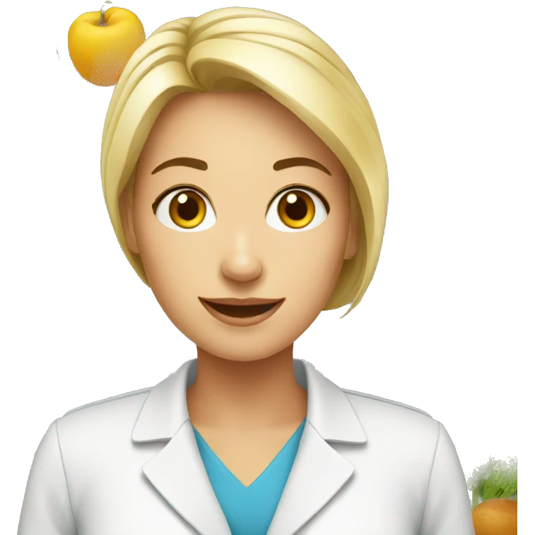 Nutrition expert female emoji