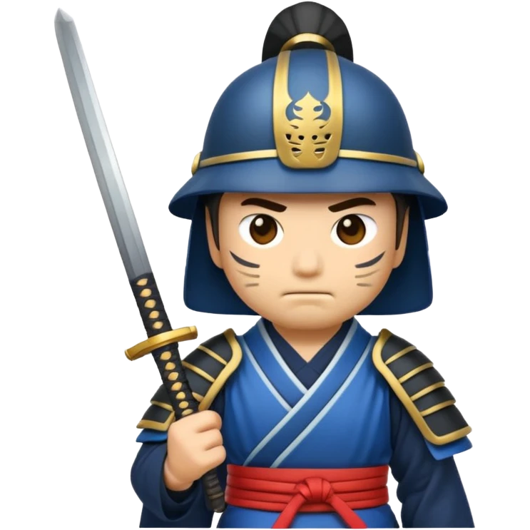 Make me a samurai emoji holding a sword. emoji