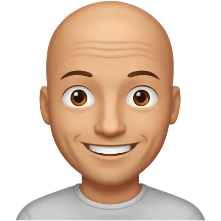 bald man emoji