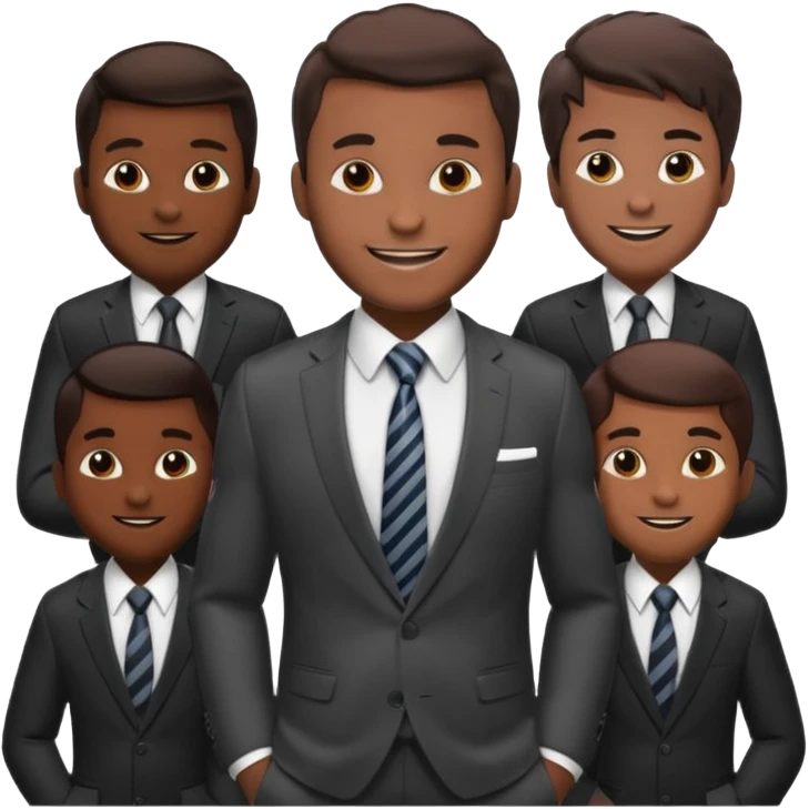 football manager and players emoji