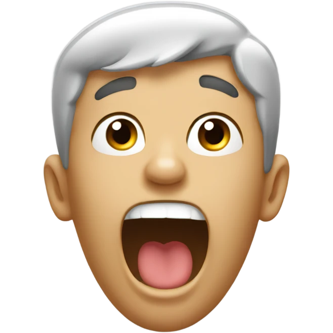 yawning emoji