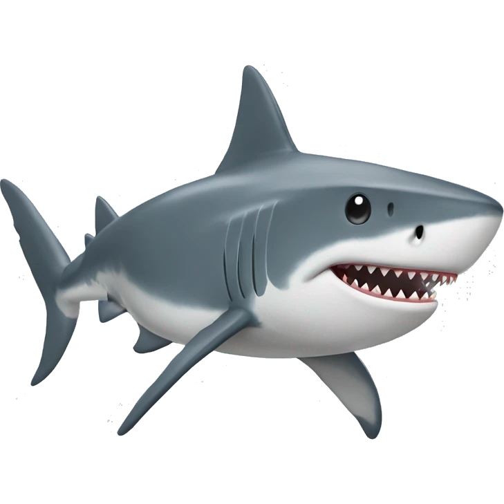 shark with boots emoji