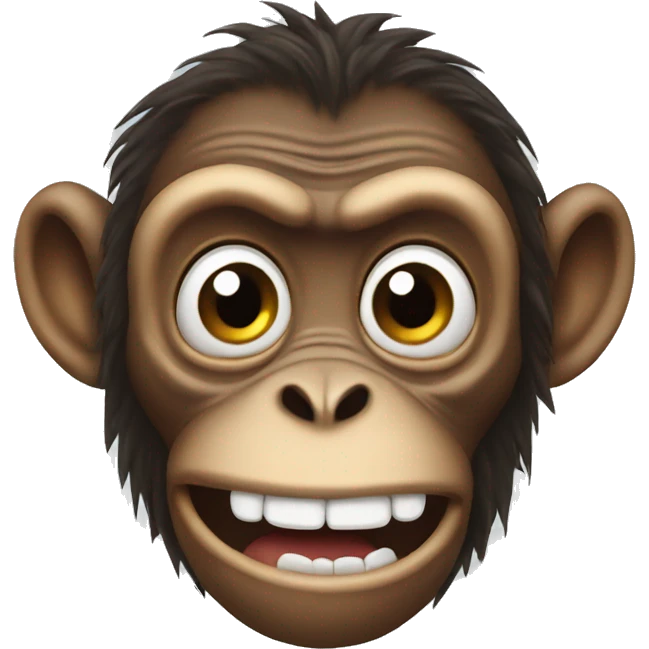 crazy monkey  emoji