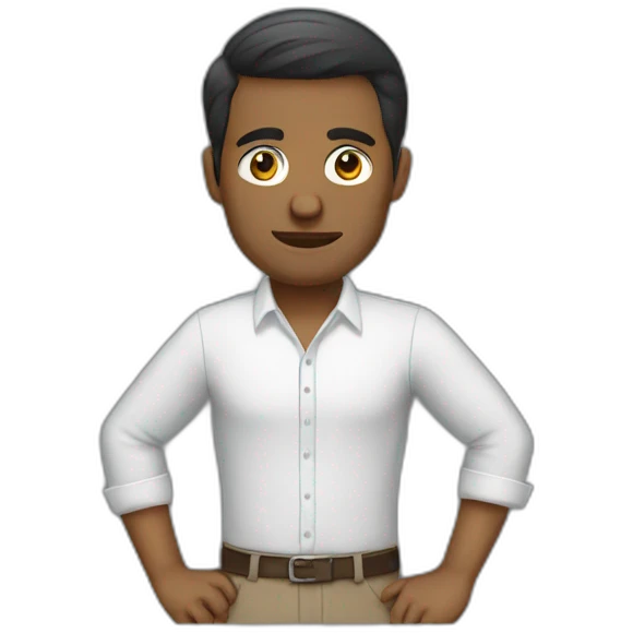 A entrepreneur not doing marketing emoji