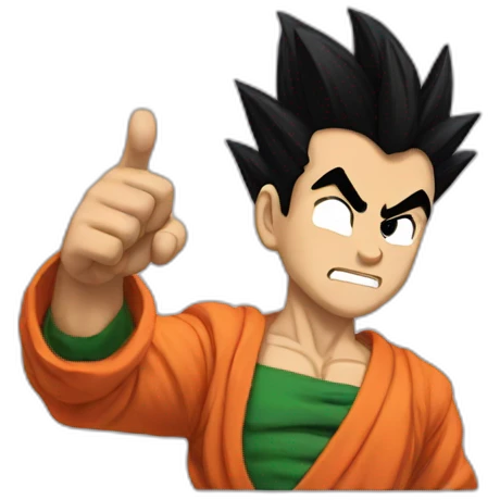Gohan thumbs down emoji