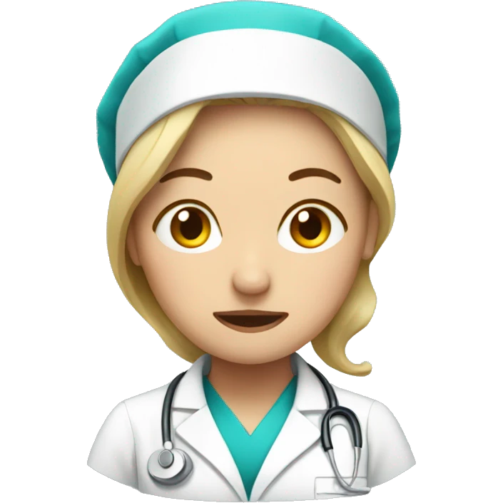Tired nurse  emoji