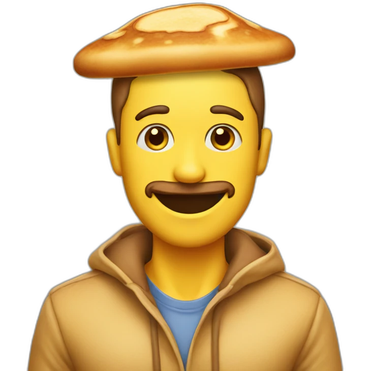 Pancake man emoji