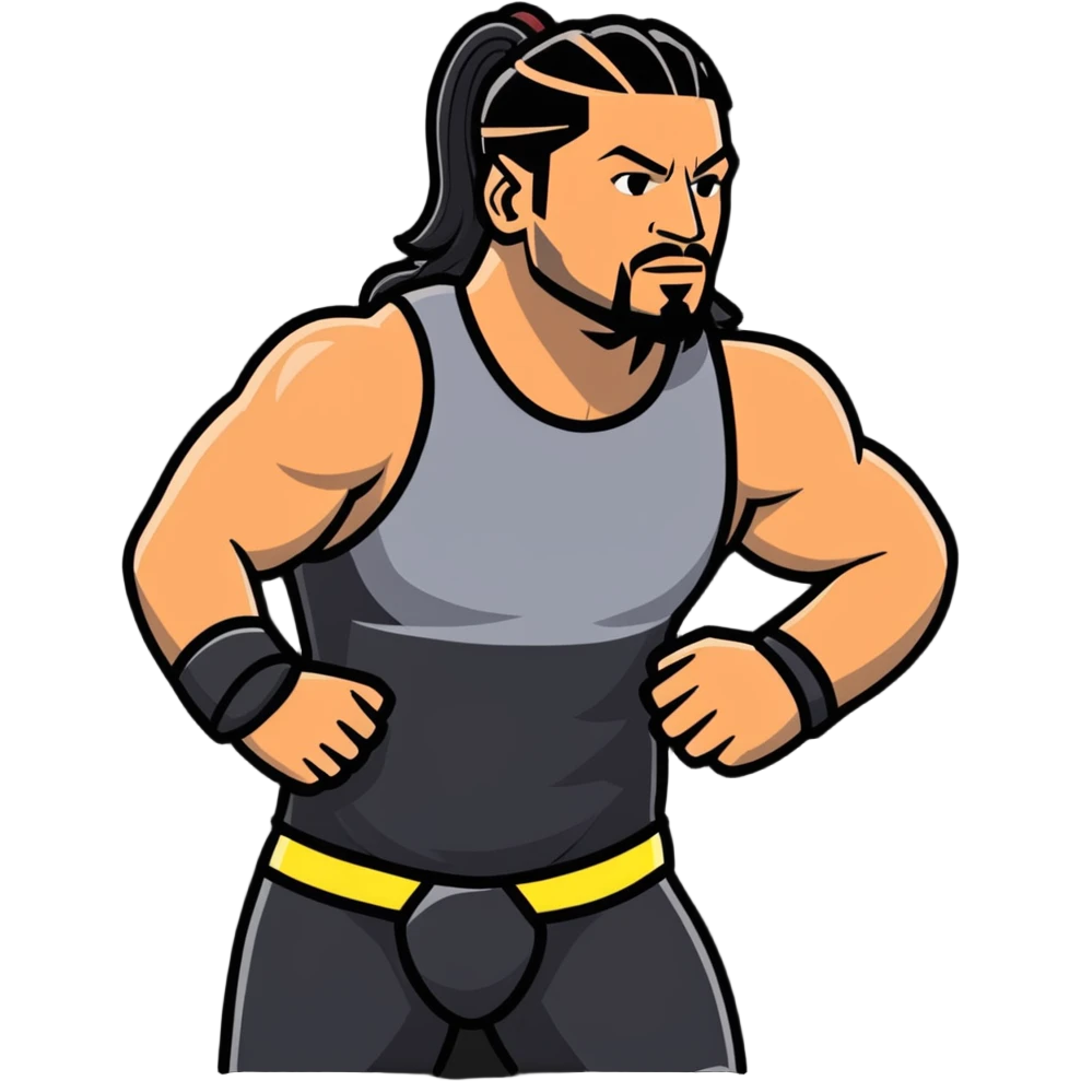 Roman Reigns WWE wrestler emoji