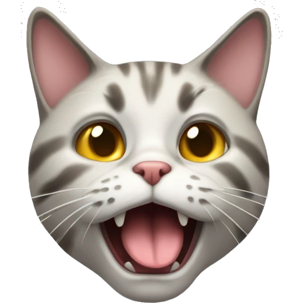 cat with tongue out with disgust emoji