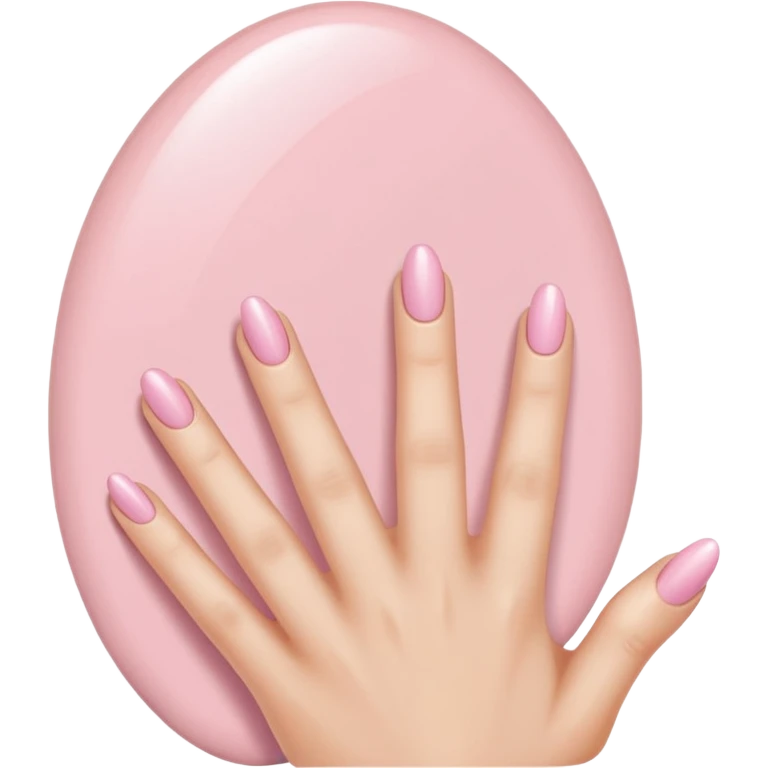 Light pink nails emoji