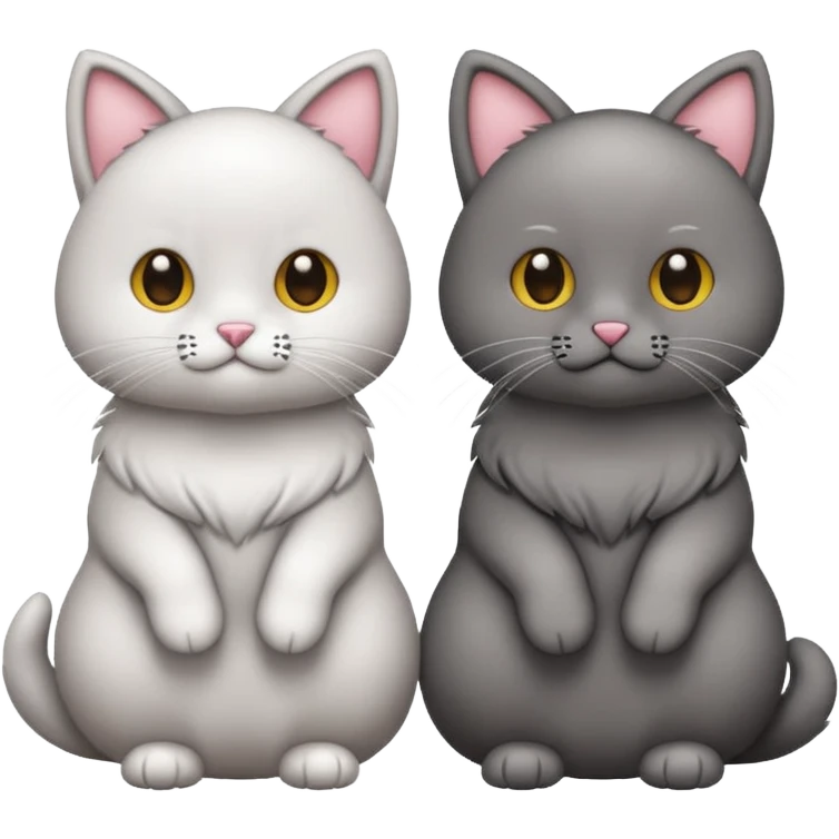 Gatinhos com laço  emoji