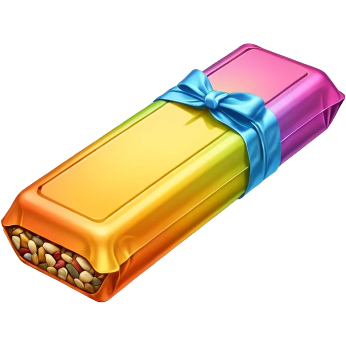 Create an emoji of an energy bar that you can eat. emoji