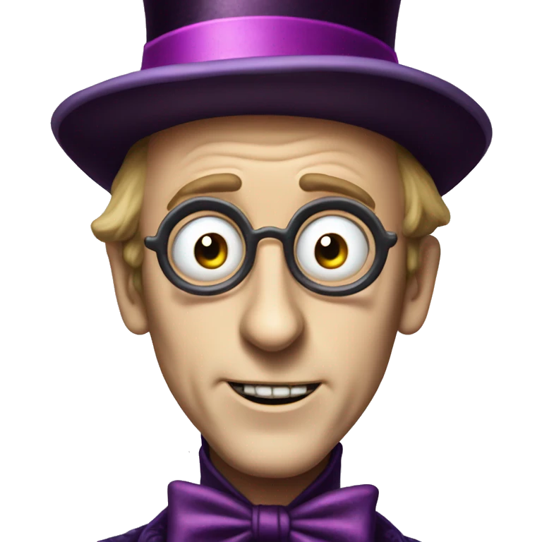 Willy Wonka TIM burton emoji