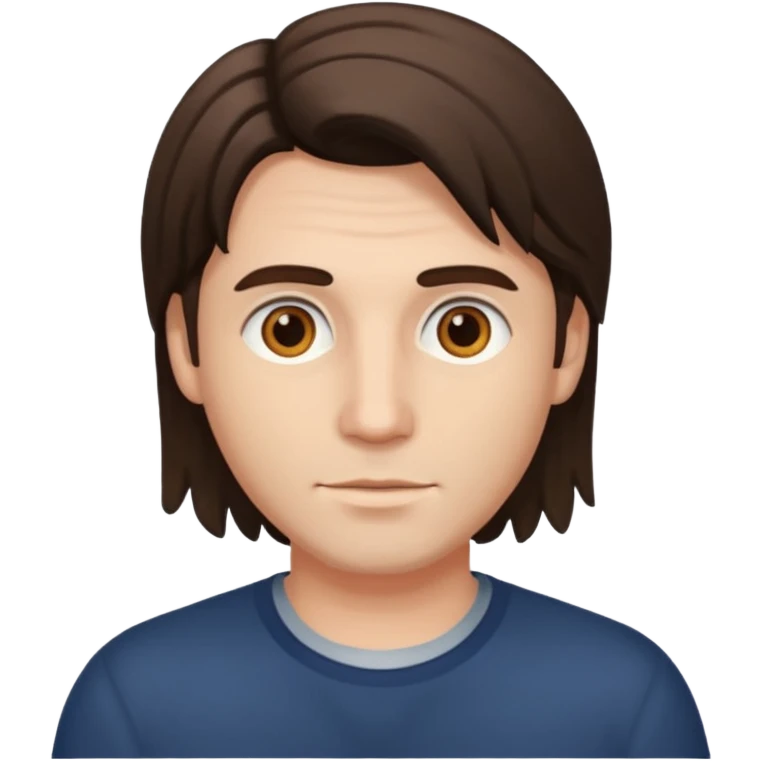Monsieur avec middle part emoji