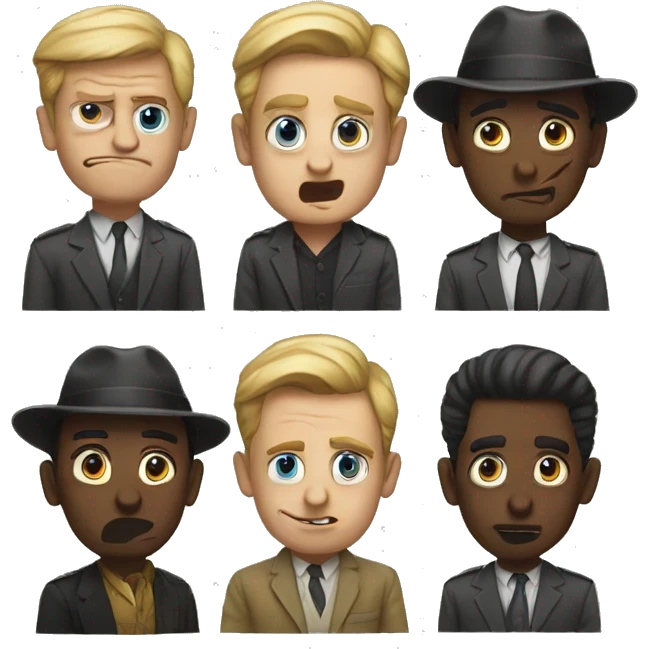 Comic mafia emoji