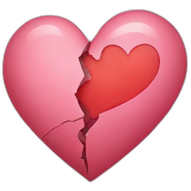 Broken heart emoji
