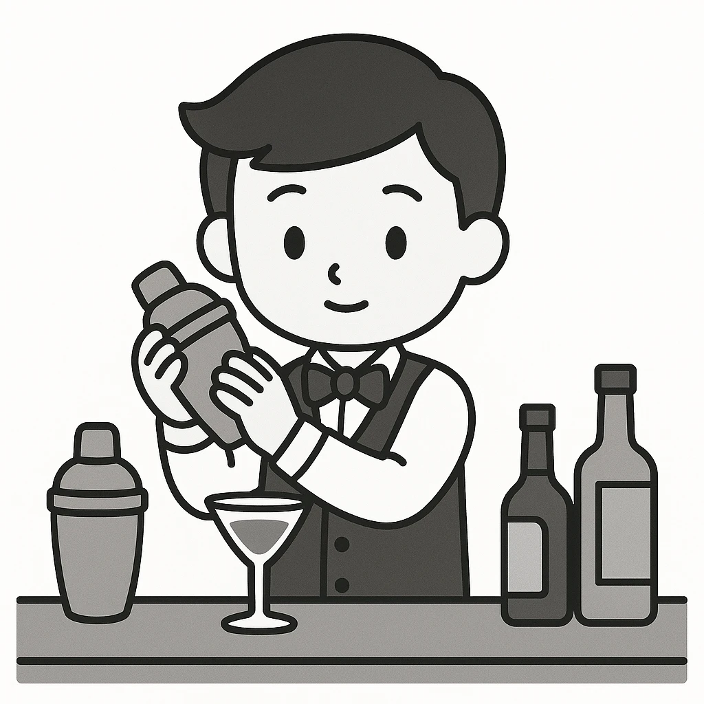 bartender mixing drinks emoji