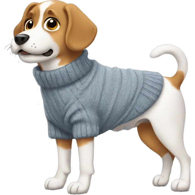Dog in the swether  emoji
