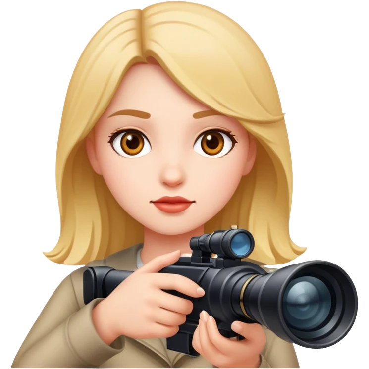 Girl shooting emoji