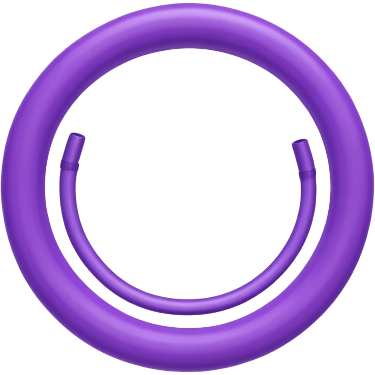 purple hula hoop emoji