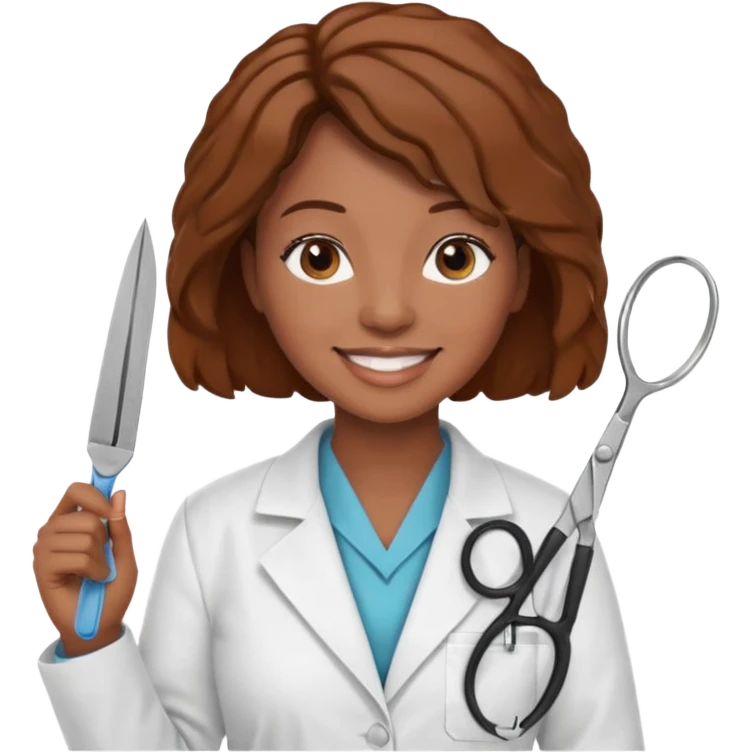 Black women beautician emoji