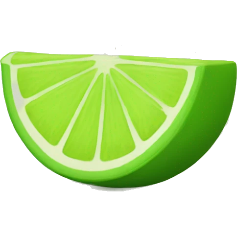 lime wedge emoji