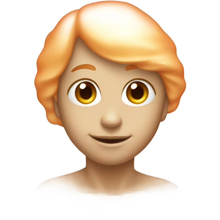 pearl light orange emoji