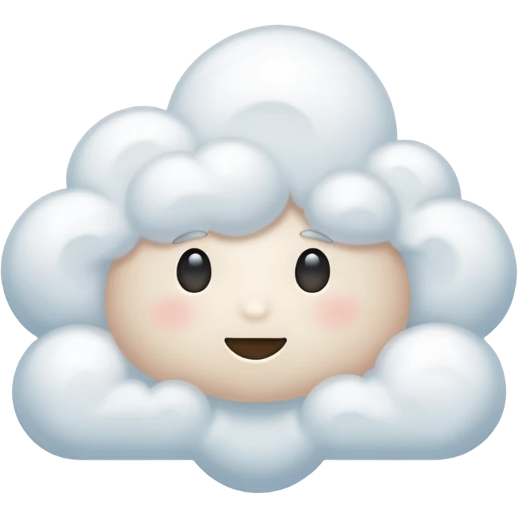 faceless cloud emoji
