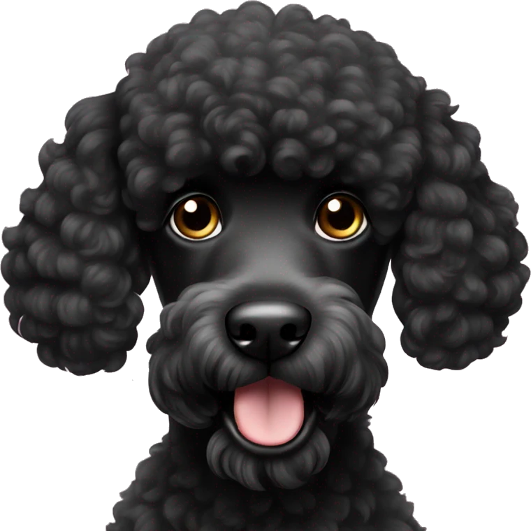 Black poodle emoji