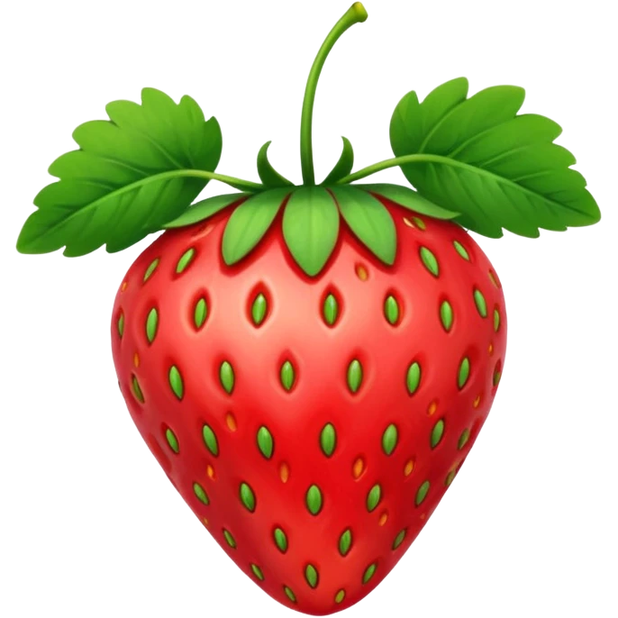 Una fresa pero en boseto emoji