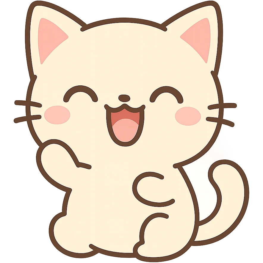 cat laughing emoji