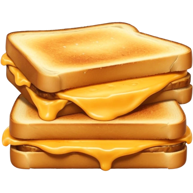 tosti ijzer met boterham met kaas emoji