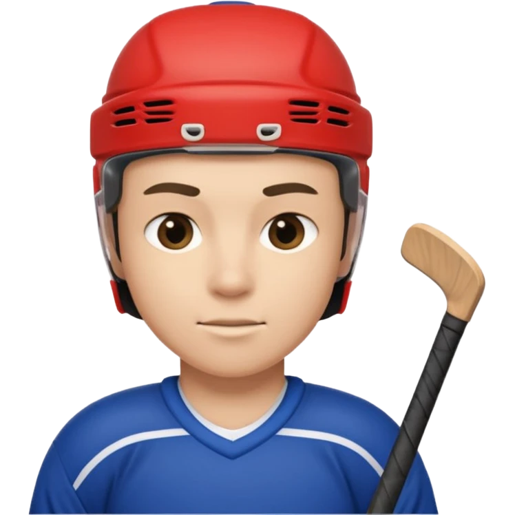 a hockey player emoji