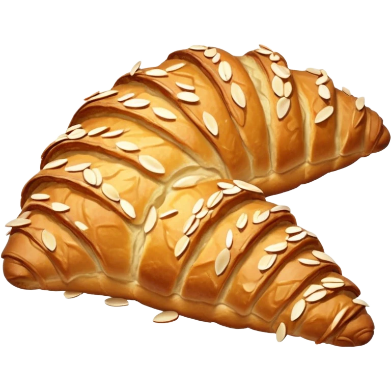 Almond croissant emoji